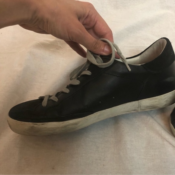 Golden Goose GGDB Superstar Black Limited Edition Norstrom Exclusive Sneakers 39 - Picture 4 of 10